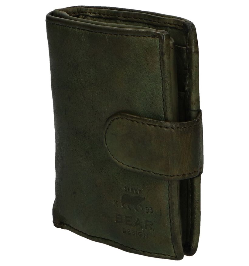 Bear Design Zwarte Kaartenhouder voor heren (350748)