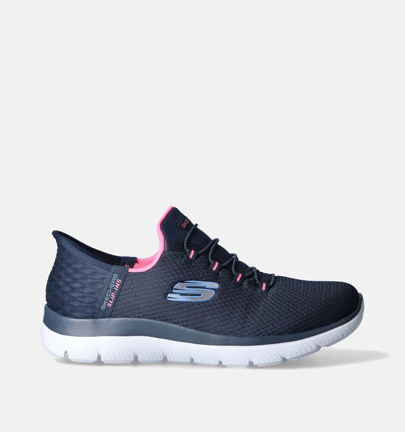 Skechers Summits Slip-ins en Bleu pour femmes (353634) - pour semelles orthopédiques
