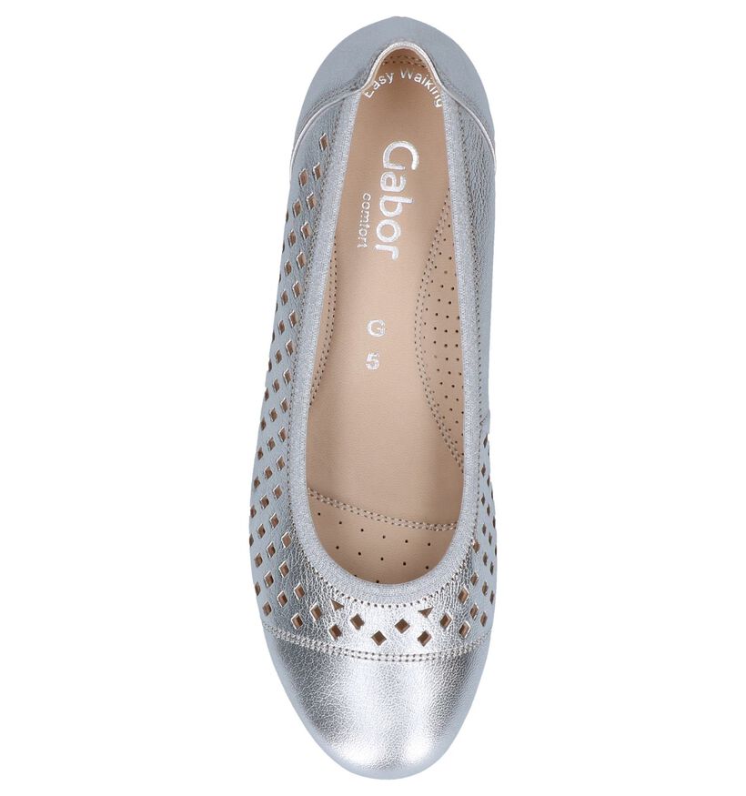 Gabor Easy Walking Escarpins classique en Argent en cuir (245516)