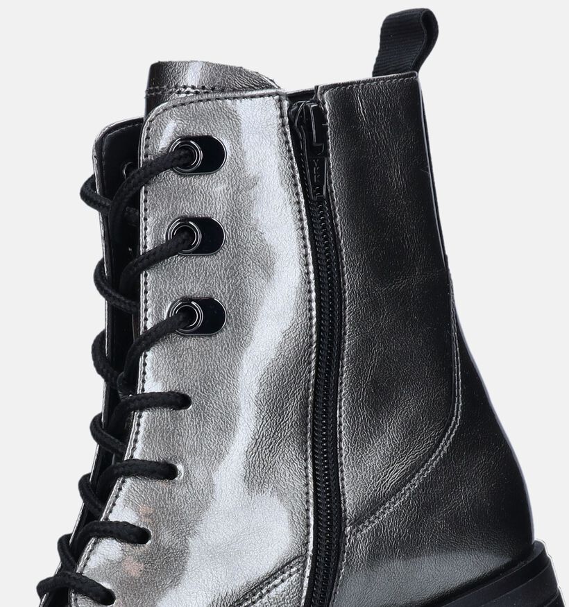 Gabor OptiFit Zilveren Bottines voor dames (348074) - geschikt voor steunzolen