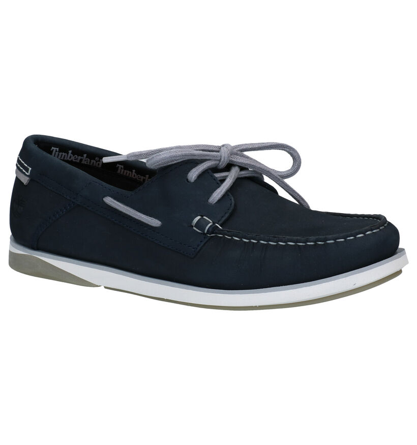 Timberland Atlantis Chaussures bateau en Bleu en nubuck (285924)