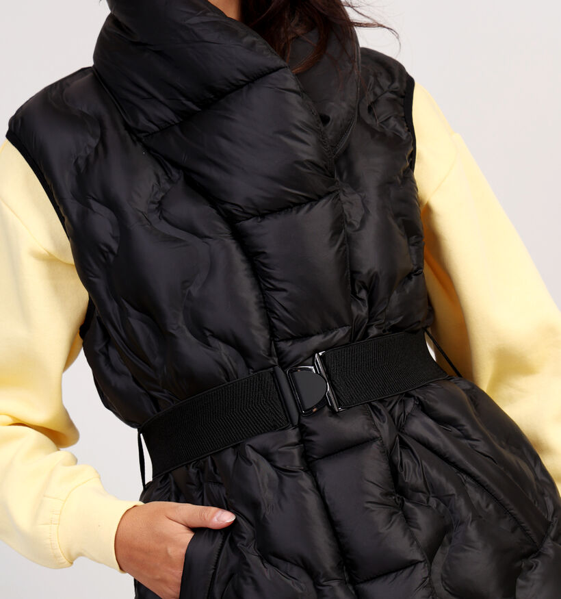 Mexx Zwarte Belted Bodywarmer voor dames (361058)
