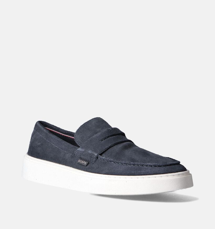 Scapa Chaussures à enfiler en Bleu foncé pour hommes (357814) - pour semelles orthopédiques