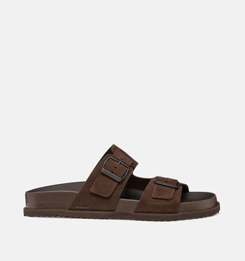 Geox Slippers Zwart/Bruin