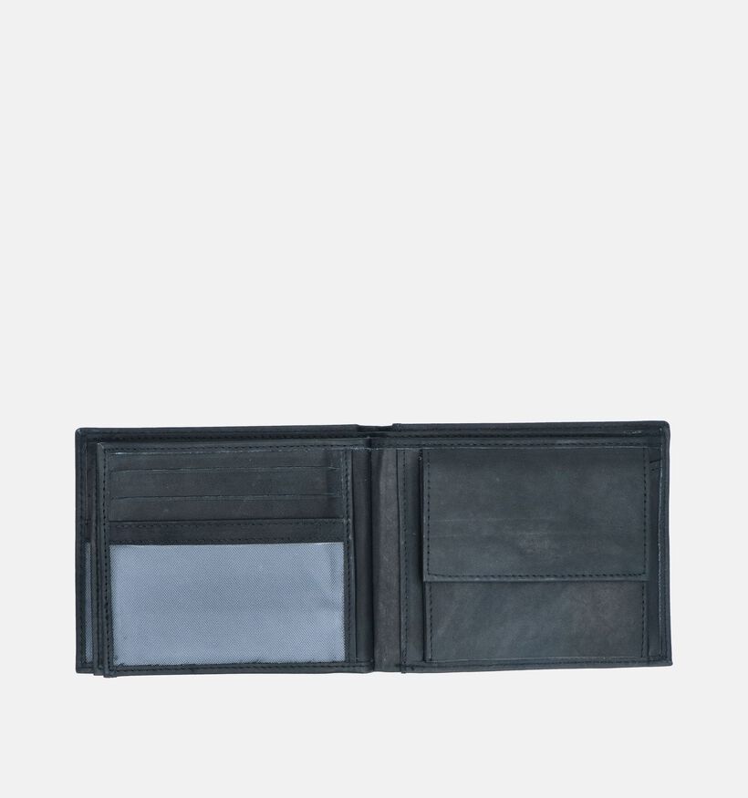 Euro-Leather Zwarte Portemonnee voor heren (365212)
