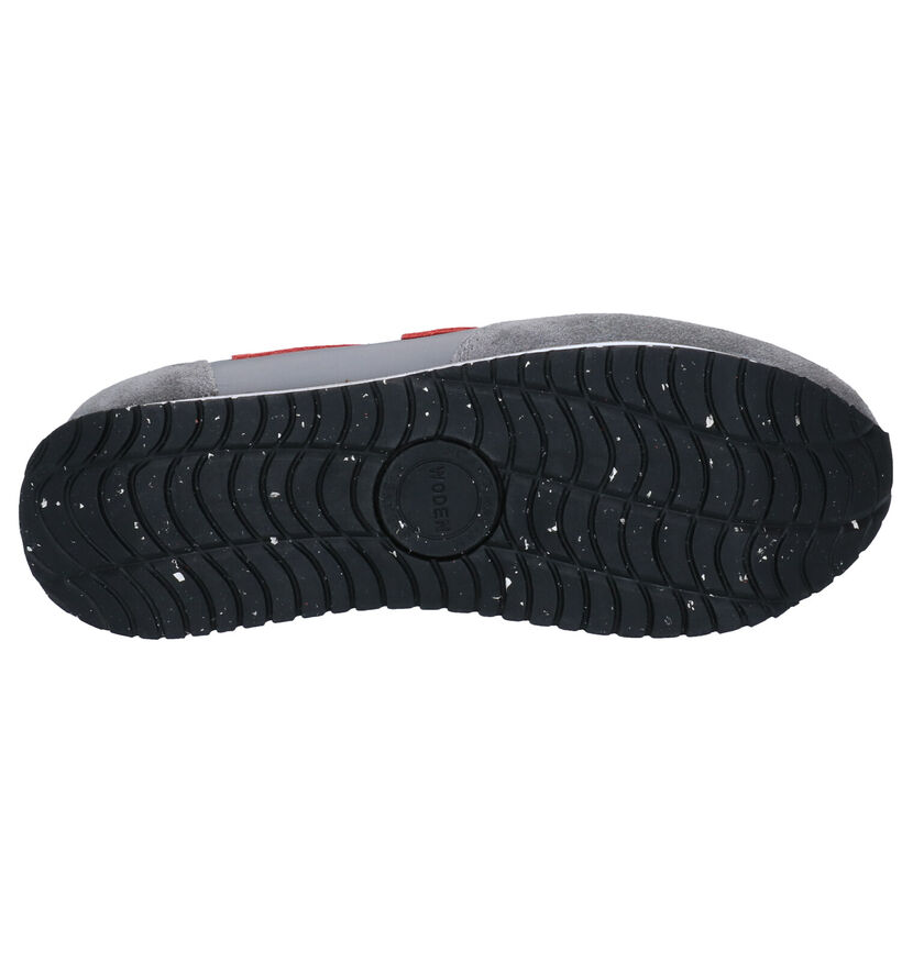 Woden Olivia Plateau Baskets en Gris en textile (277422)