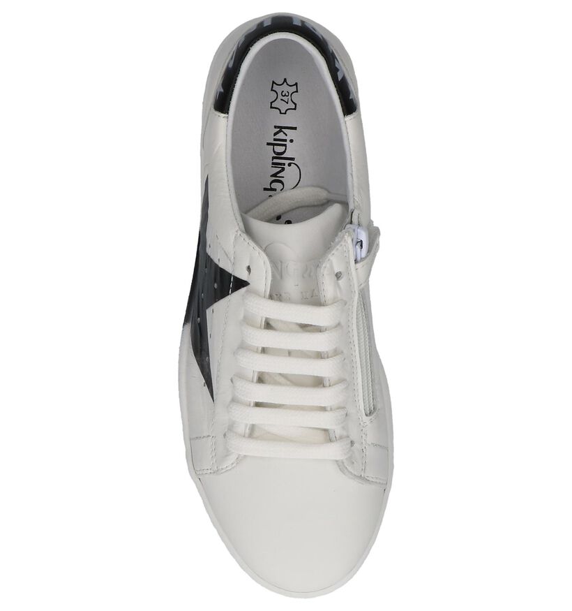 Kipling Witte Sneakers met Ster in leer (218053)