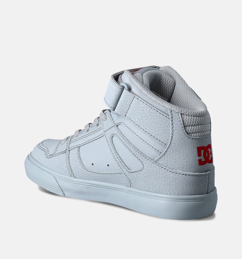 DC Shoes Pure High Top Grijze Skate sneakers voor jongens (350866)