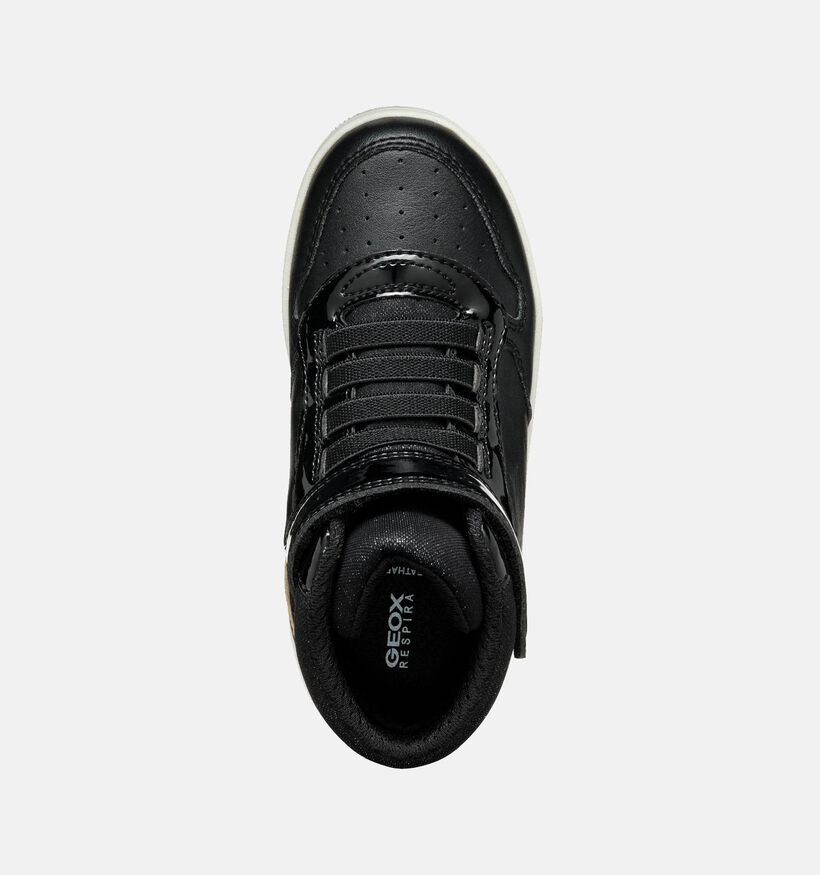 Geox Washiba Baskets en Noir pour filles (345947) - pour semelles orthopédiques