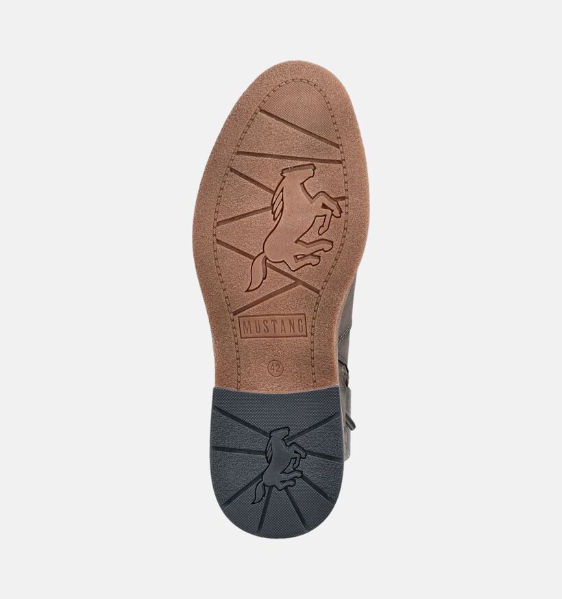 Mustang Donkerbruine Boots Chelsea voor heren (378978)