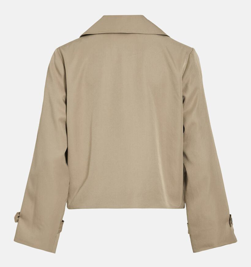 Vila Addison Manteau court en Beige pour femmes (368073)