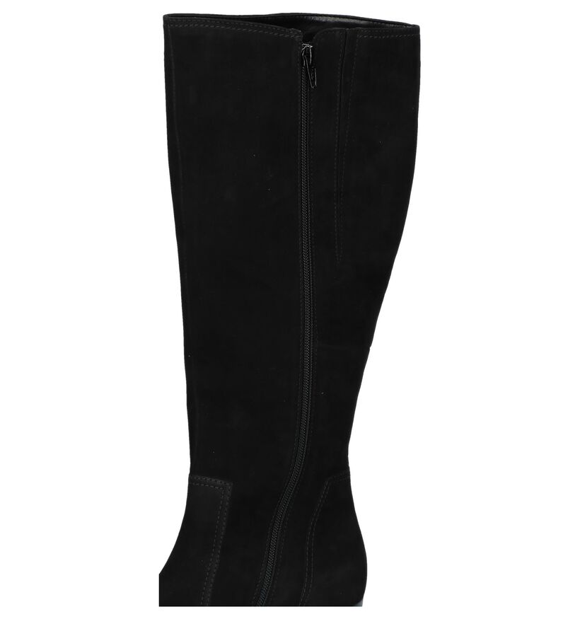 Gabor Comfort Bottes hautes en Noir en daim (231230)