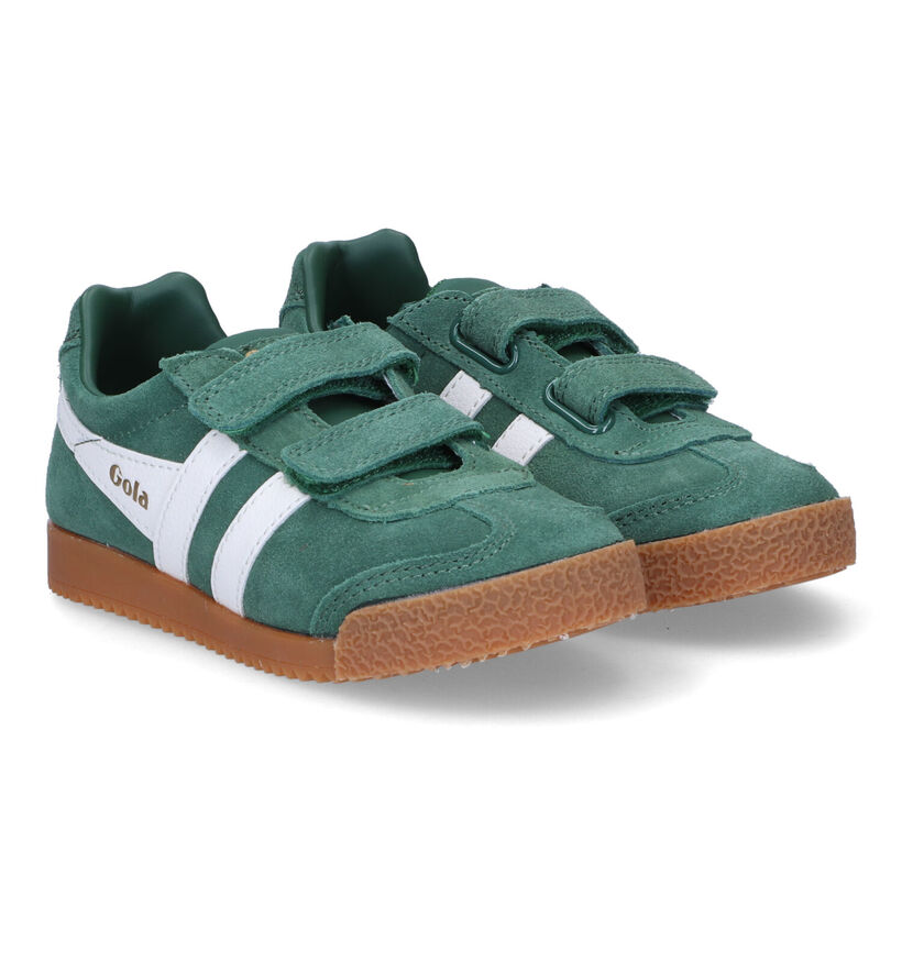 Gola Harrier Strap Baskets en Bleu pour filles, garçons (335822)