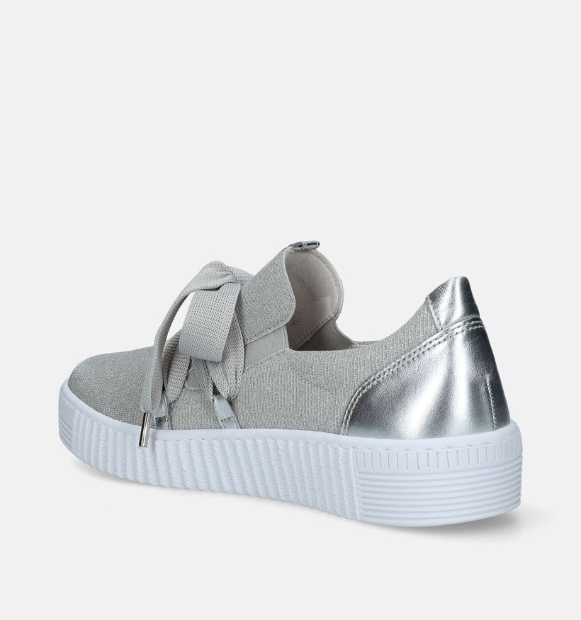 Gabor Best Fitting Zilveren Slip-on Sneakers voor dames (337954) - geschikt voor steunzolen