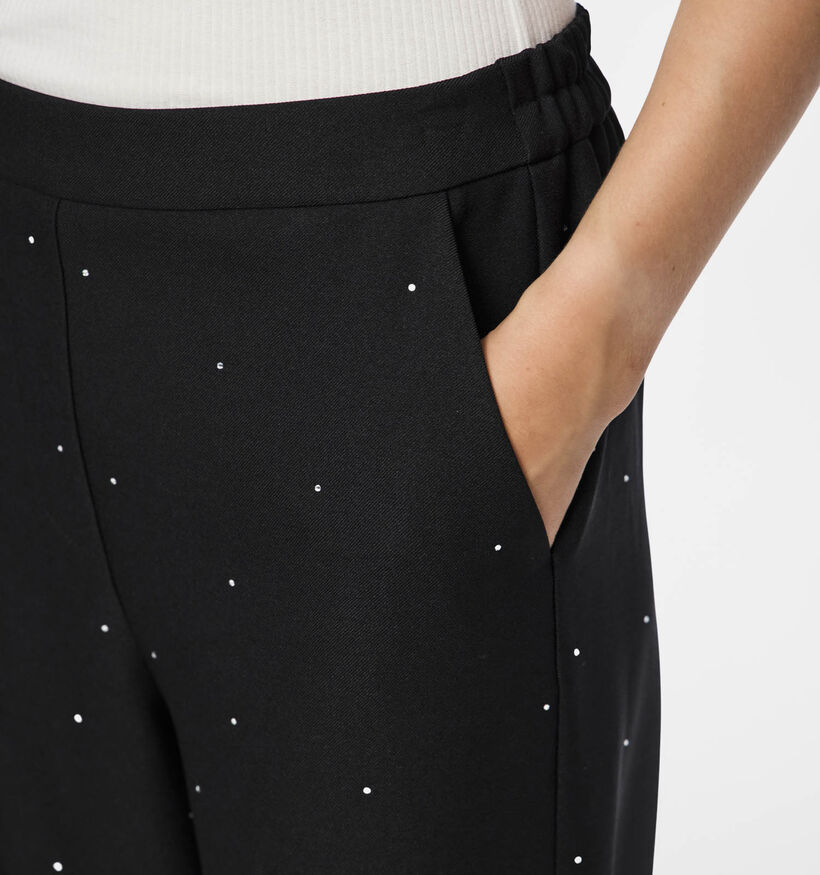 Pieces Peva Pantalon habillé en Noir pour femmes (348370)