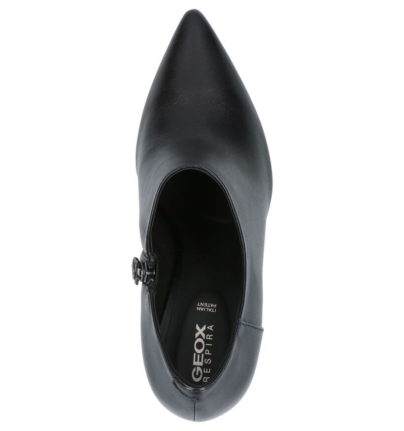 Geox Zwarte Enkelpumps in leer (263879)
