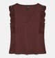 Vero Moda Gabby D&eacute;bardeur en Bordeaux pour femmes (369380)