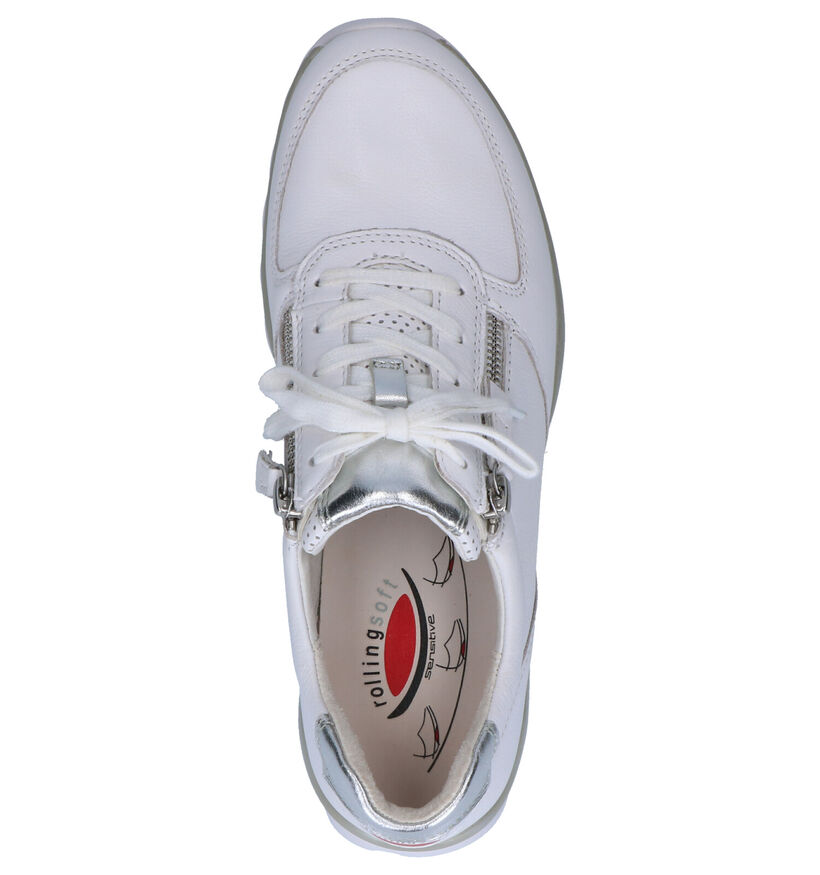 Gabor Rollingsoft Chaussures basses en Blanc en cuir (265828)
