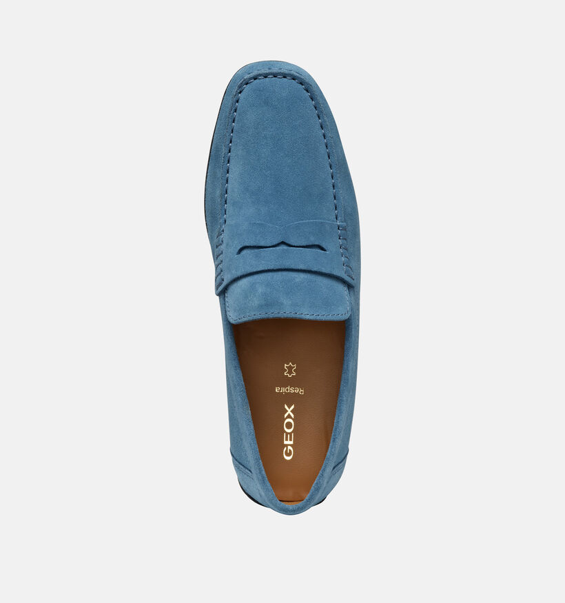 Geox Kosmopolis Grip Mocassins en Bleu pour hommes (353834)