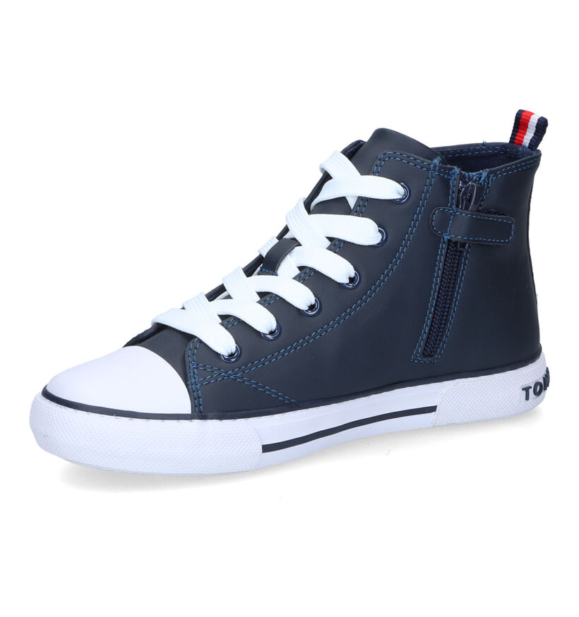 Tommy Hilfiger Chaussures hautes en Bleu foncé en simili cuir (314507)