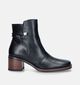 NeroGiardini Bottines avec talon carré en Noir pour femmes (345625)