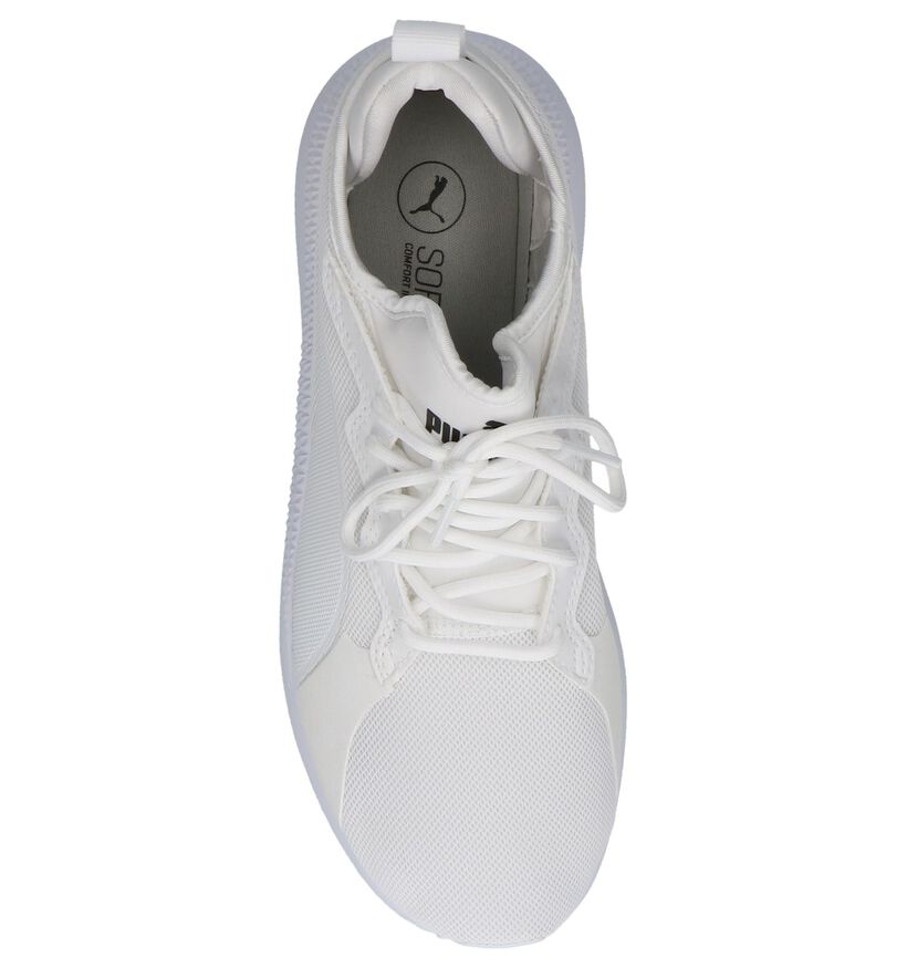 Witte Runner Sneakers Puma Pacer Next in kunstleer (209966)
