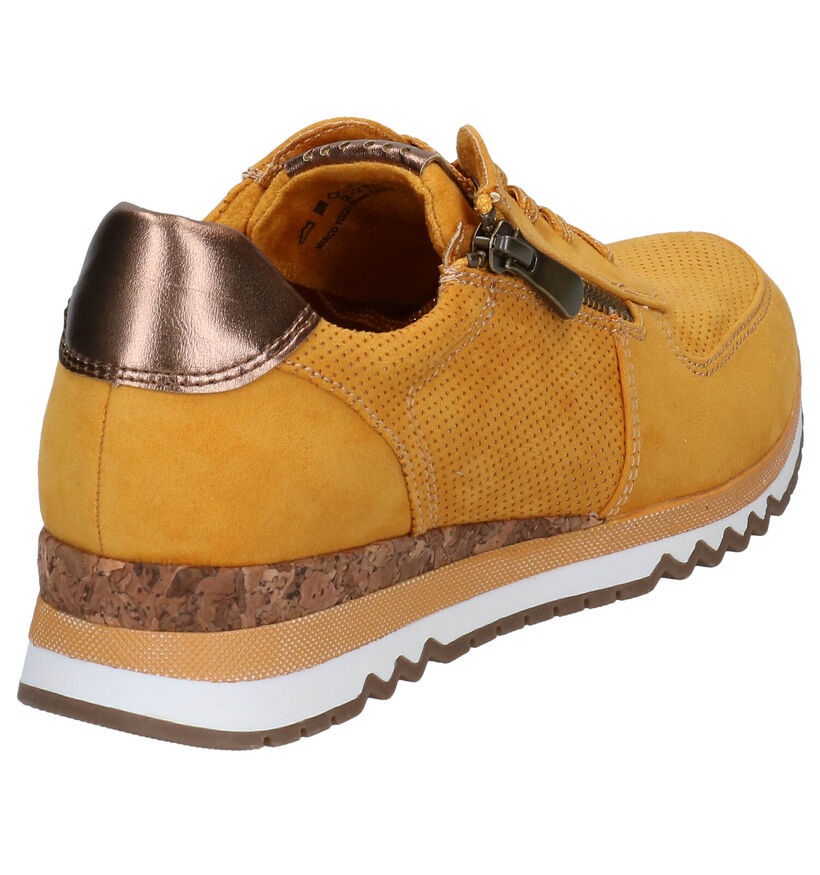 Marco Tozzi Chaussures à lacets en Jaune en simili cuir (277613)