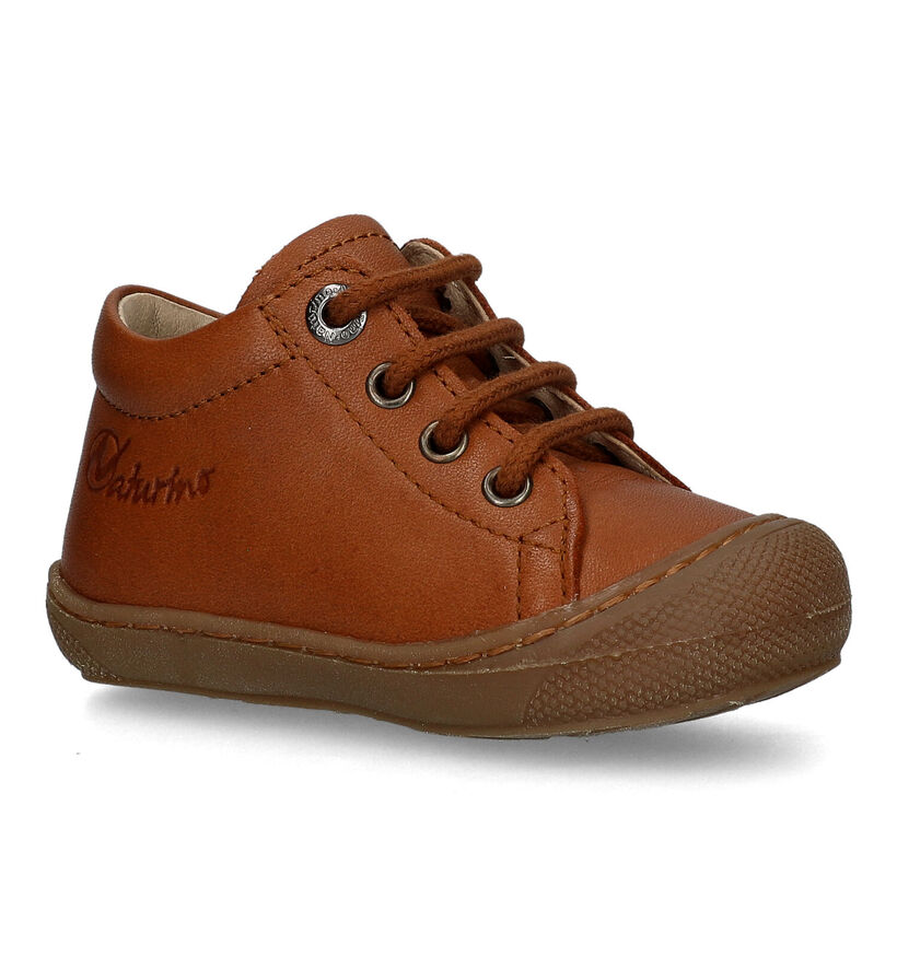 Naturino Cocoon Cognac Babyschoenen voor jongens, meisjes (331496) - geschikt voor steunzolen