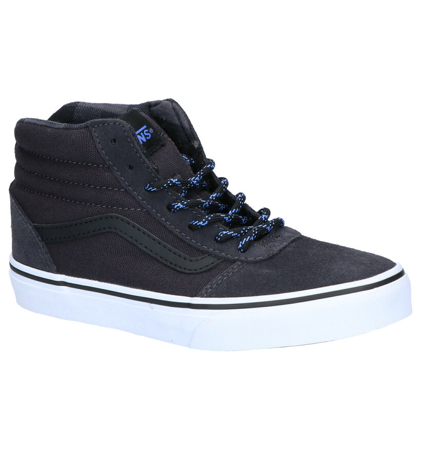 Vans Ward Hi Grijze Skateschoenen in daim (264175)