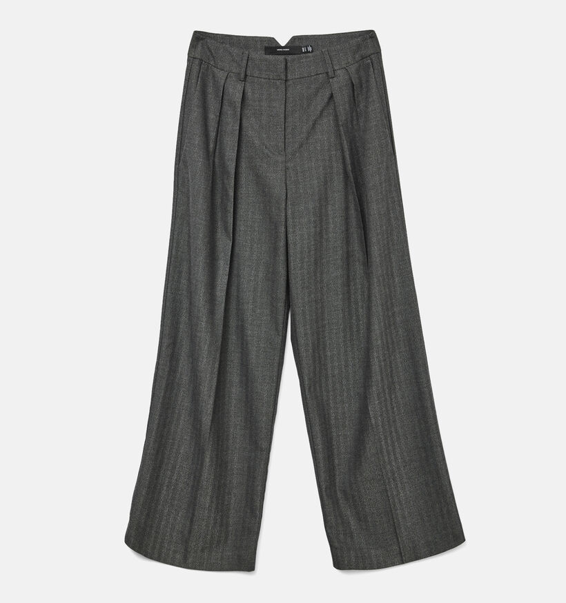 Vero Moda Emili Grijze Wijde broek L32 voor dames (354085)