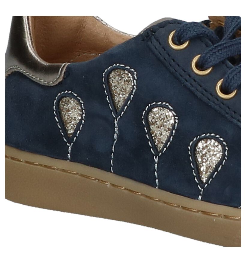 Shoo Pom Chaussures basses en Bleu foncé en cuir (230609)