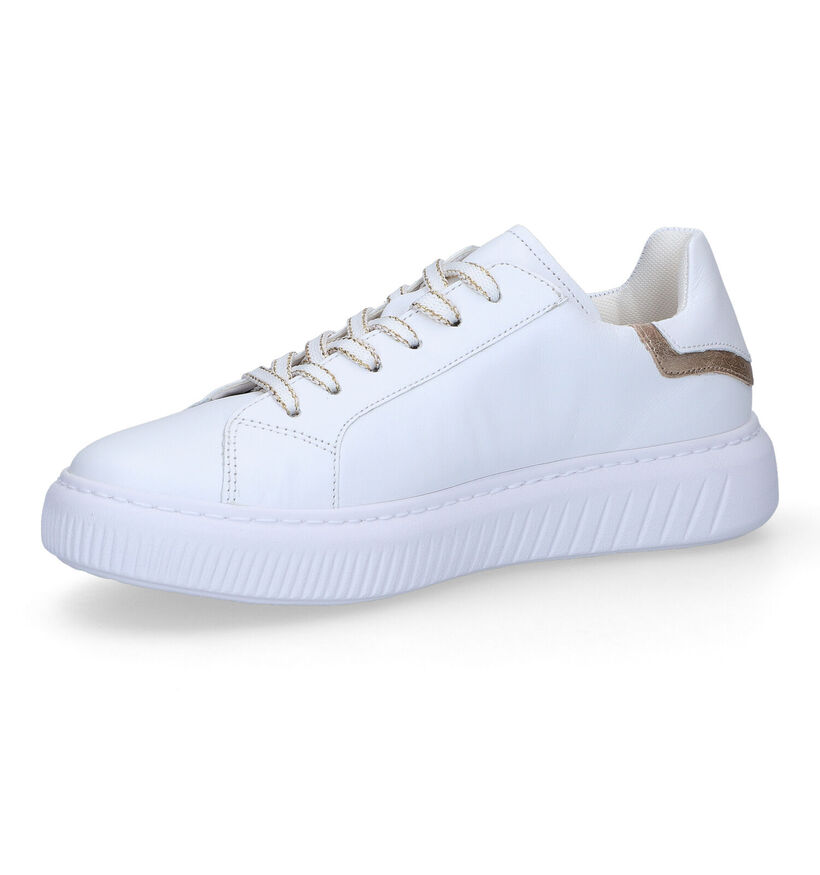 Gabor OptiFit Witte Sneakers in leer (308431)