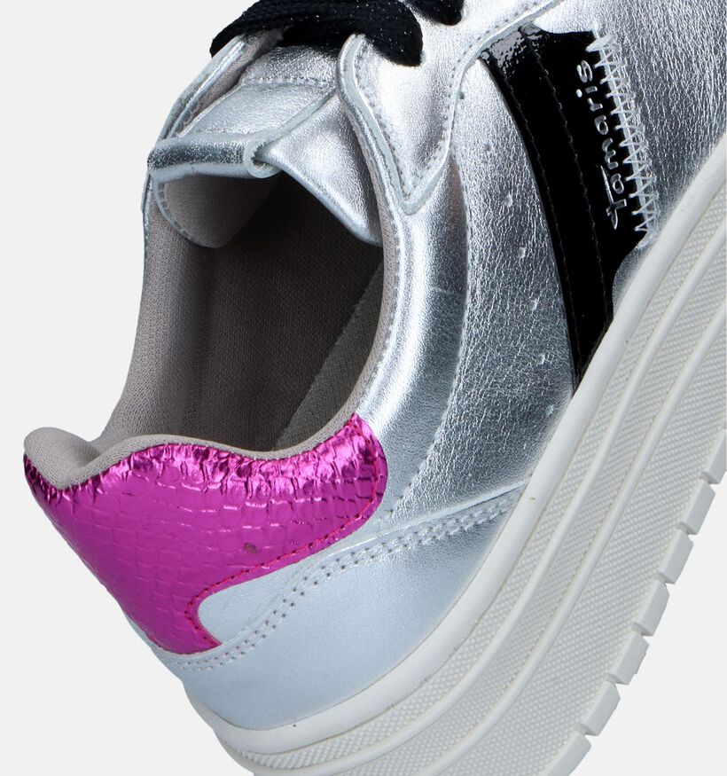 Tamaris Zilveren Platform sneakers voor dames (348894) - geschikt voor steunzolen