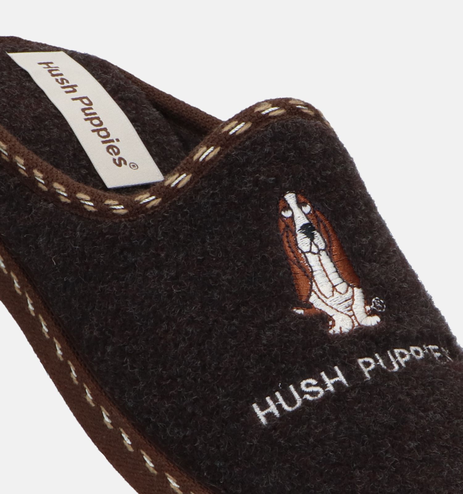 Hush Puppies Deux Bruine Pantoffels Heren Pantoffels Online op TORFS.BE
