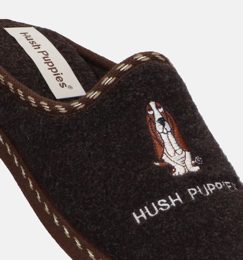 Hush Puppies Deux Bruine Pantoffels voor heren (330018)