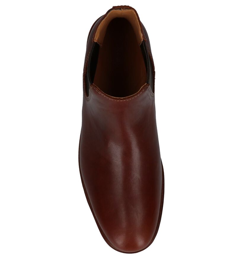 Clarks Chaussures hautes en Cognac en cuir (226464)