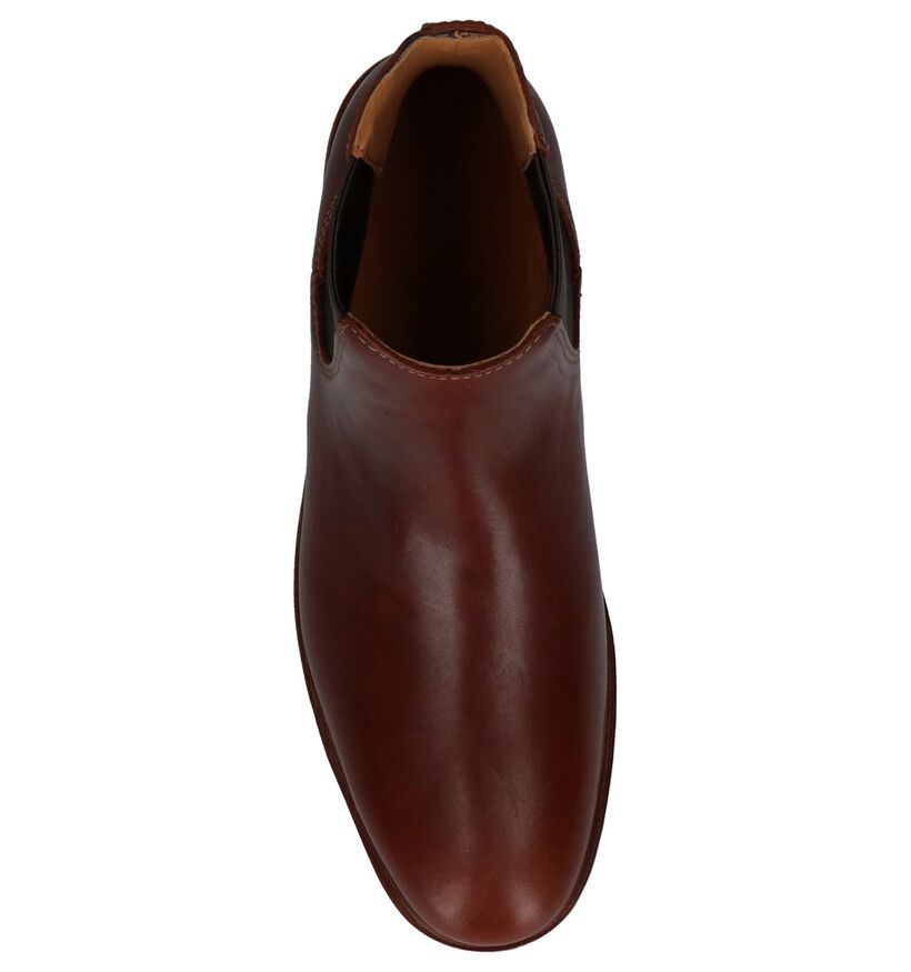 Clarks Clarkdale Gobi Chelsea Boots Cognac in leer (226464)