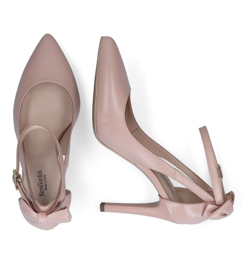 NeroGiardini Zwarte Pumps met riempje voor dames (358348)
