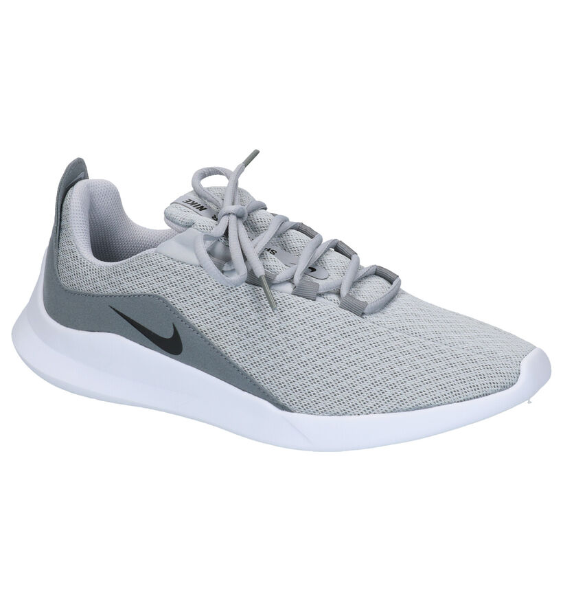 Nike Viale Grijze Sneakers in stof (254035)