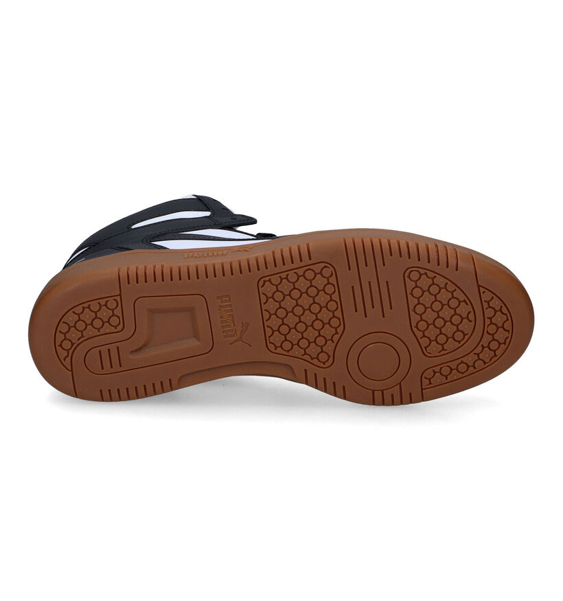 Puma Rebound Layup SL Baskets en Noir en simili cuir (307174)