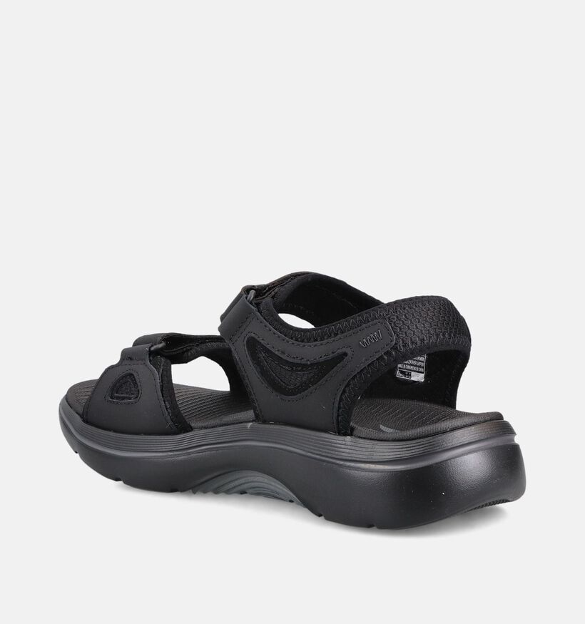 Skechers Go Walk Arch Fit 2.0 Capistrano Zwarte Sandalen voor heren (371074)