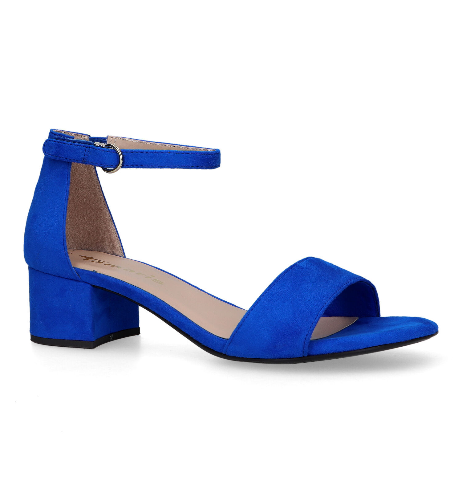 Lichtblauwe sandalen met hak deals