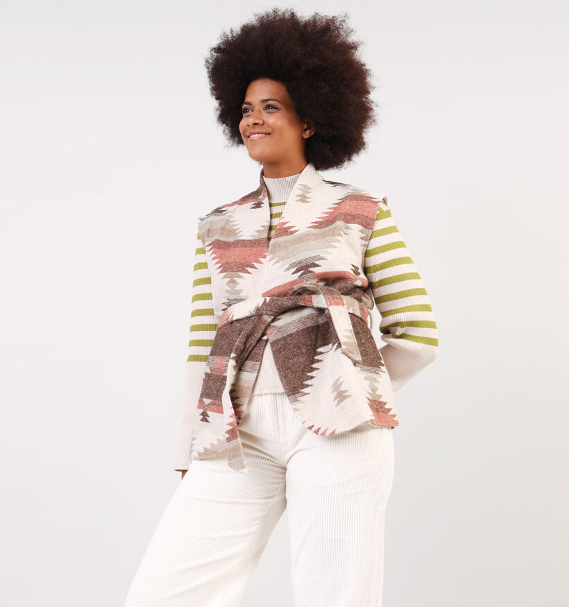 Minus Beata Veste courte sans manches en Brun pour femmes (348248)