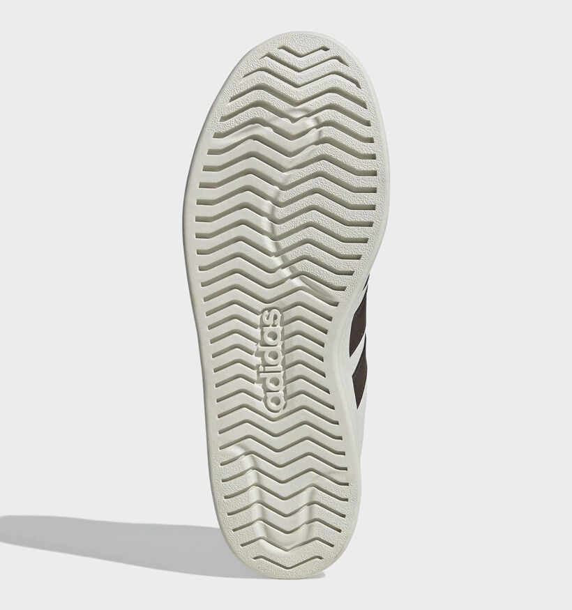 adidas Streettalk Off-White/Donkerbruine Lage Sneakers voor heren (380273)
