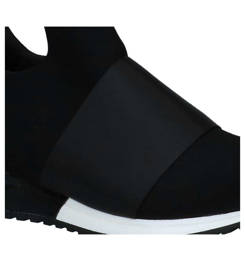 La Strada Zwarte Sneakers Gekleed in stof (229881)