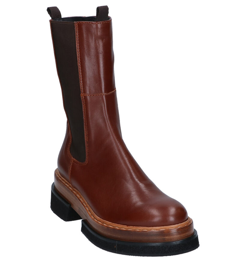 Zinda Bottes courtes en Cognac pour femmes (298907)