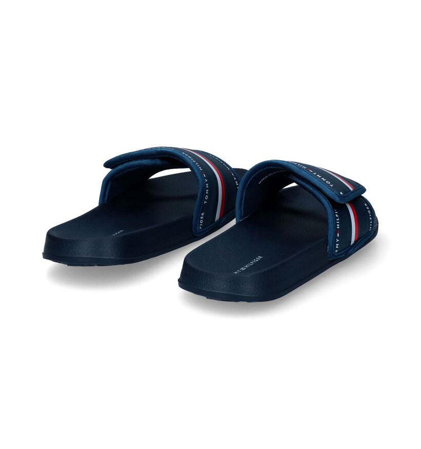 Tommy Hilfiger Blauwe Badslippers voor jongens (303938)