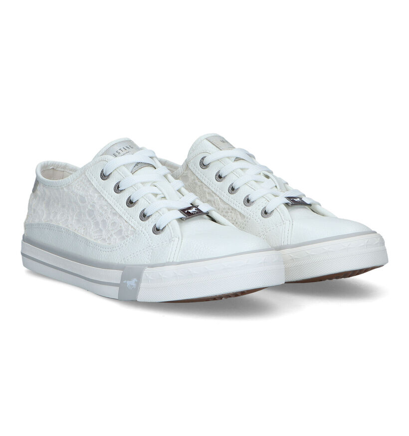 Mustang Witte Sneakers voor dames (320430)