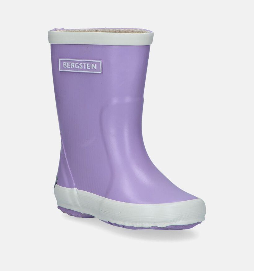 Bergstein Bottes de pluie en Violet pour filles, garçons (280578) - pour semelles orthopédiques