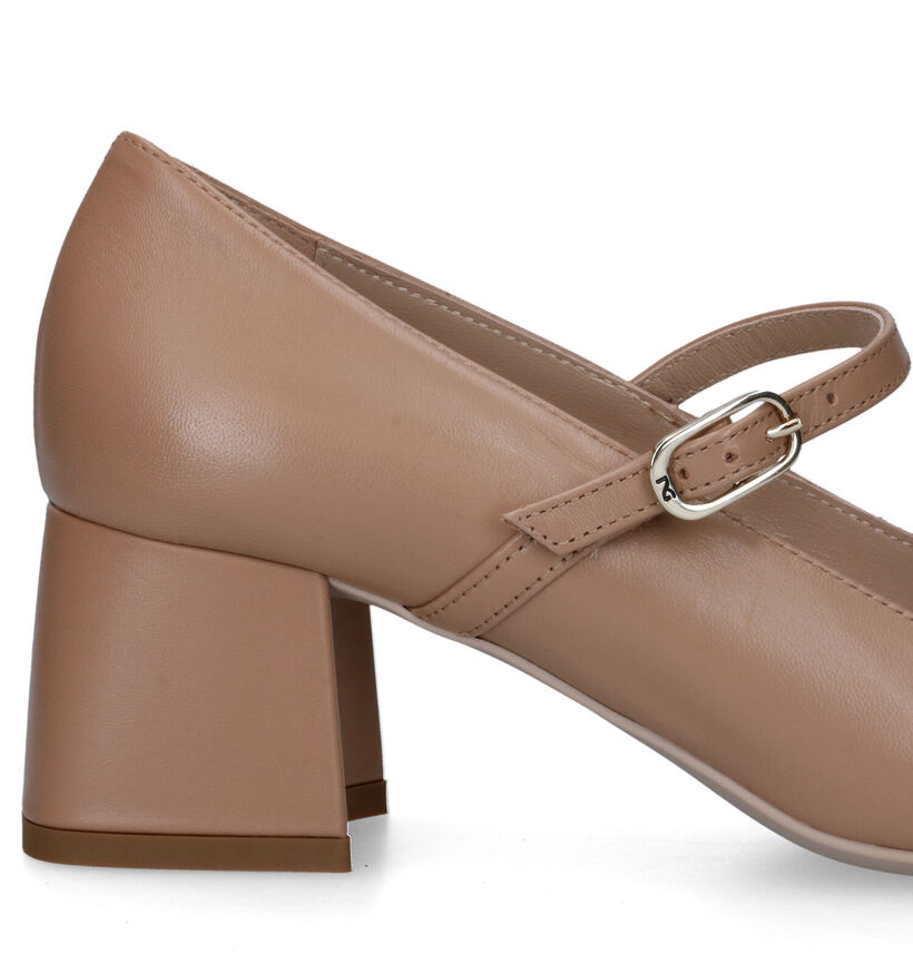 NeroGiardini Camel Pumps met blokhak voor dames (330211)